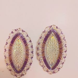 Beautiful beaded earrings